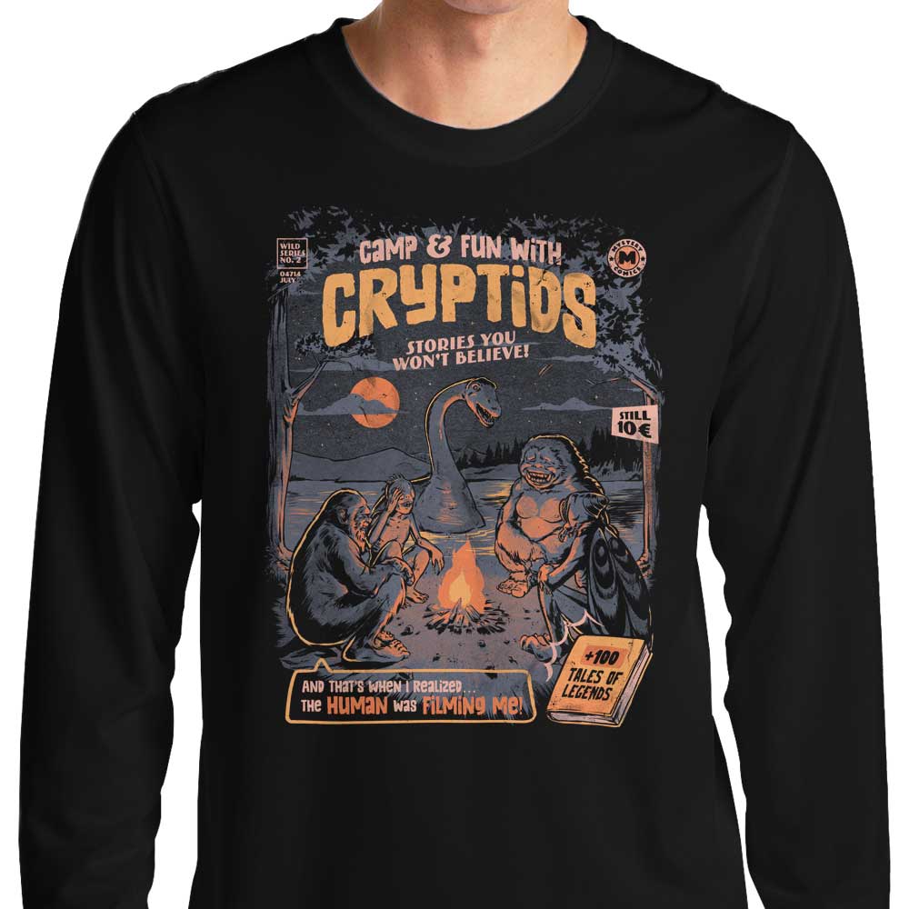 Cryptids Camp - Long Sleeve T-Shirt Hoodie, Sweatshirt | CiraTrend.com (Image 1)