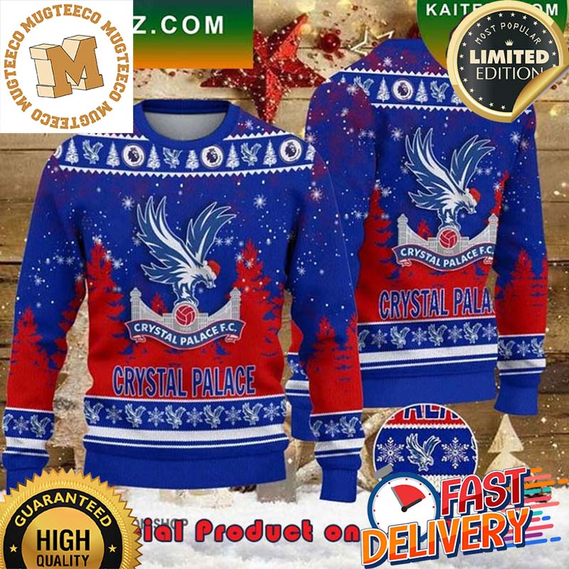Crystal Palace Santa Hat Ugly Christmas Sweater For Holiday 2023 Xmas Gifts
