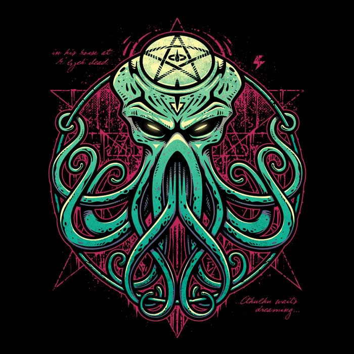 Cthulhu Awakens - Men's Apparel T-Shirts, Hoodie, Sweatshirt | CiraTrend.com (Image 2)
