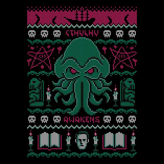 Cthulhu Awakens Sweater - Long Sleeve T-Shirt Hoodie, Sweatshirt | CiraTrend.com (Image 2)