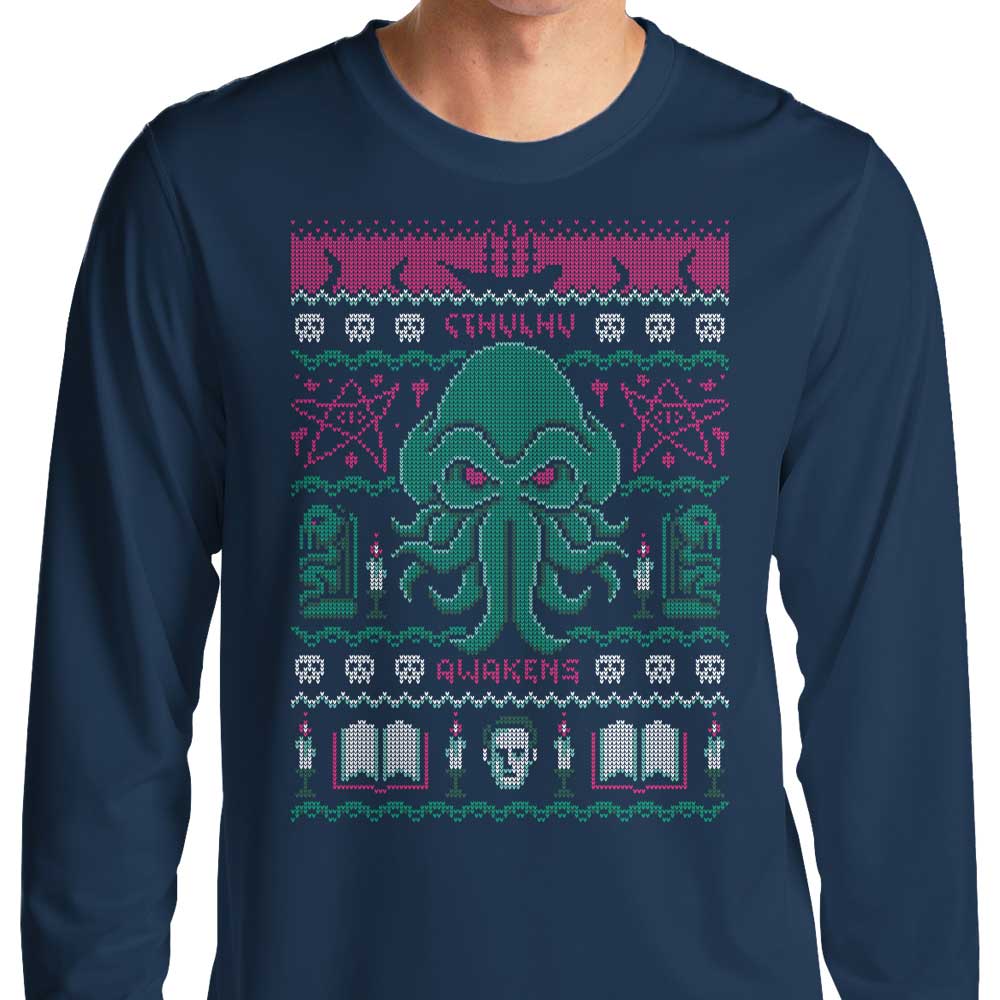 Cthulhu Awakens Sweater - Long Sleeve T-Shirt Hoodie, Sweatshirt | CiraTrend.com (Image 3)