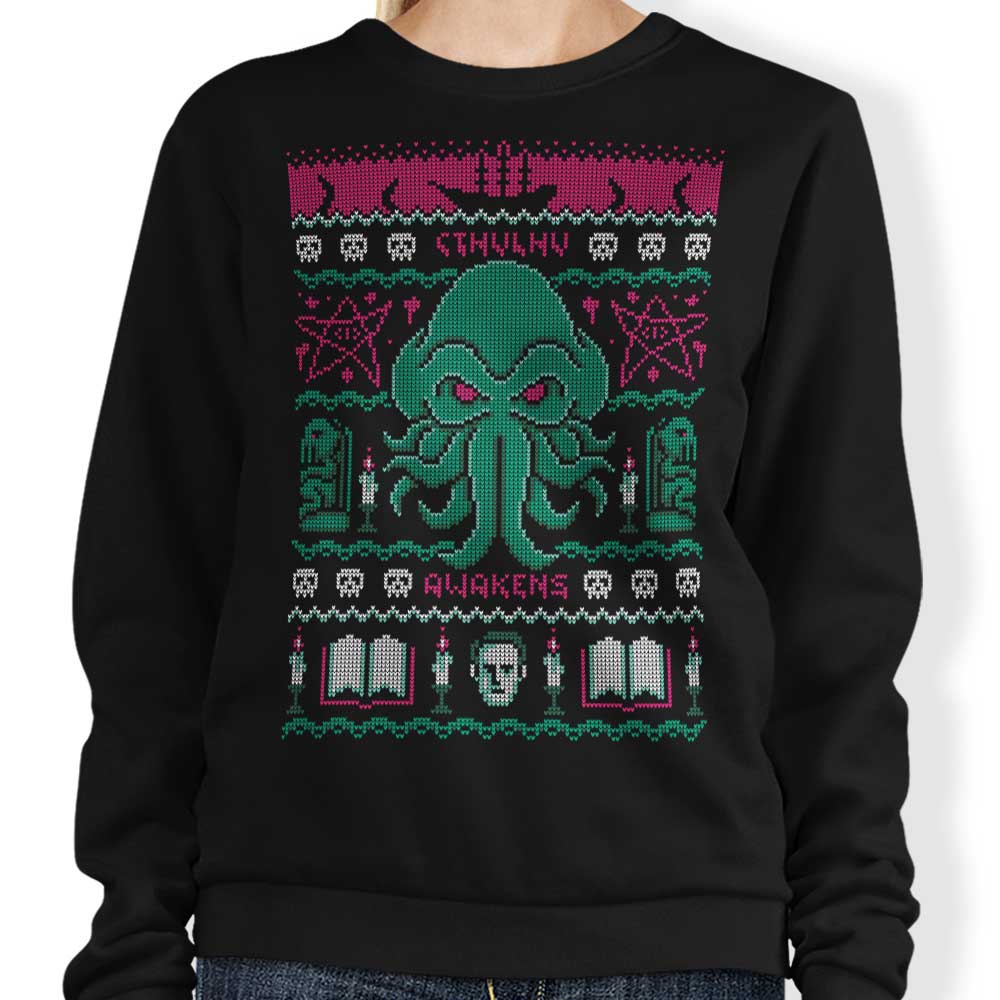 Cthulhu Awakens Sweater - Sweatshirt T-Shirts, Hoodie | CiraTrend.com (Image 1)