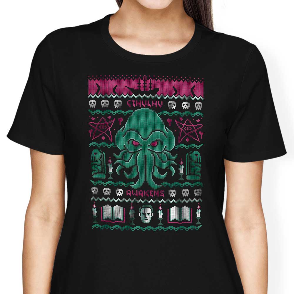 Cthulhu Awakens Sweater - Women's Apparel T-Shirts, Hoodie, Sweatshirt | CiraTrend.com (Image 2)