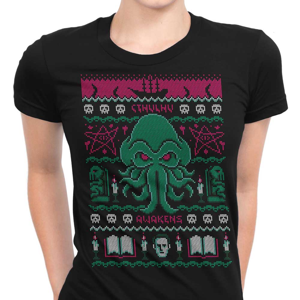 Cthulhu Awakens Sweater - Women's Apparel T-Shirts, Hoodie, Sweatshirt | CiraTrend.com (Image 1)