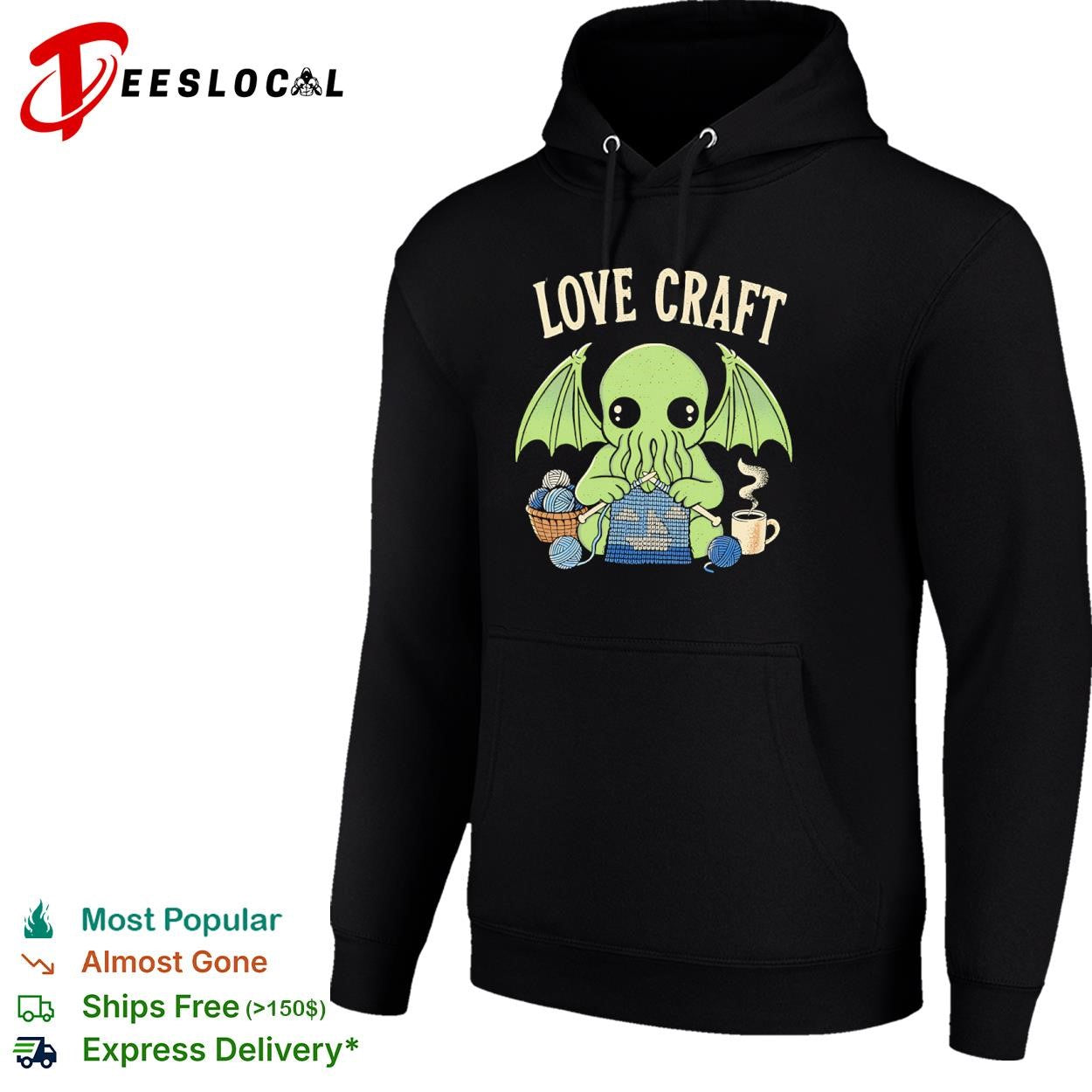 Cthulhu loves to craft specifically knit Love Crafting shirt