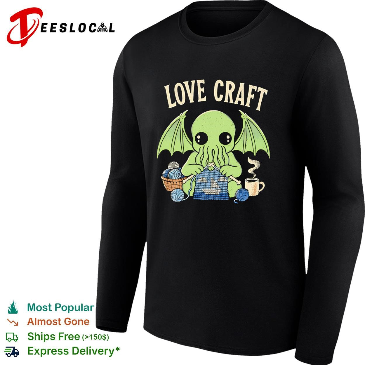 Cthulhu loves to craft specifically knit Love Crafting shirt