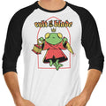 Cult of the Blade - 3/4 Sleeve Raglan T-Shirt Hoodie, Sweatshirt | CiraTrend.com (Image 1)