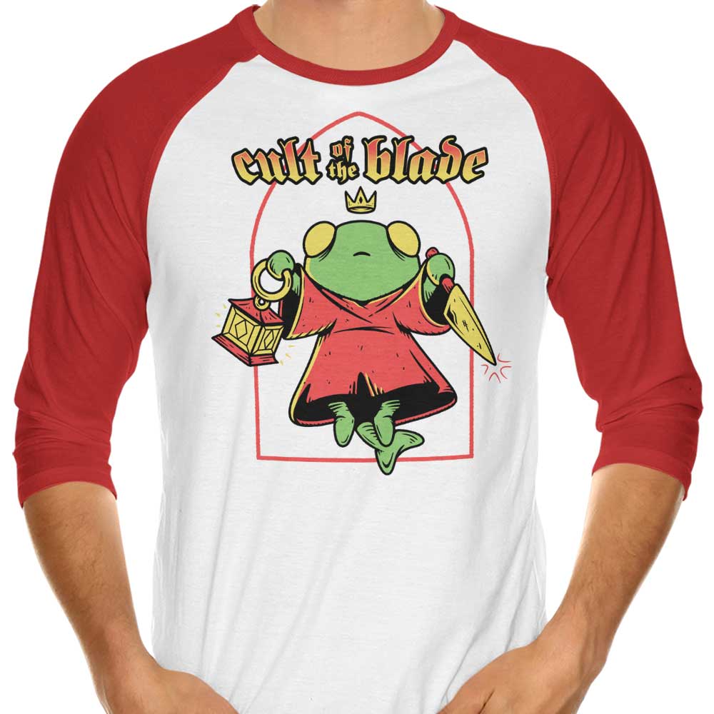 Cult of the Blade - 3/4 Sleeve Raglan T-Shirt Hoodie, Sweatshirt | CiraTrend.com (Image 3)