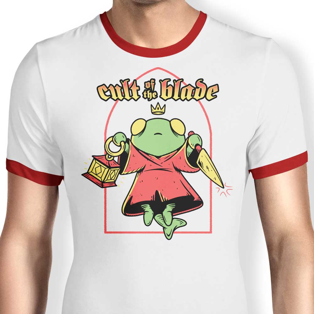 Cult of the Blade - Ringer T-Shirt Hoodie, Sweatshirt | CiraTrend.com (Image 3)