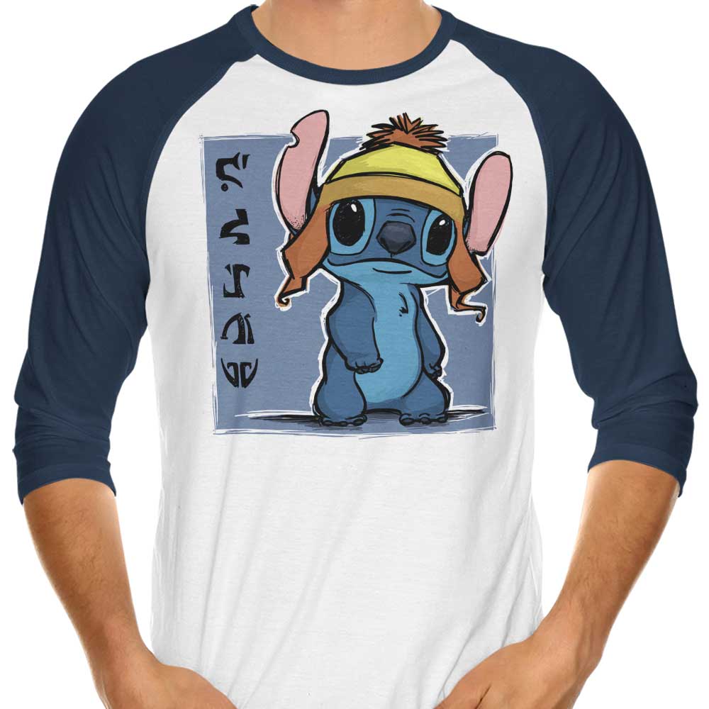 Cunning and Blue - 3/4 Sleeve Raglan T-Shirt Hoodie, Sweatshirt | CiraTrend.com (Image 3)