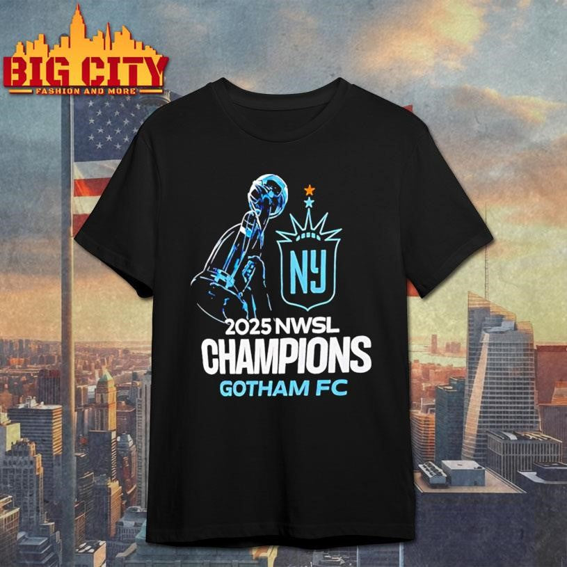 Cup Gotham FC 2025 NWSL Champions shirt