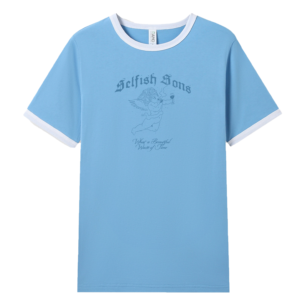 "Cupid" Ringer T-Shirt Hoodie, Sweatshirt | CiraTrend.com (Image 1)