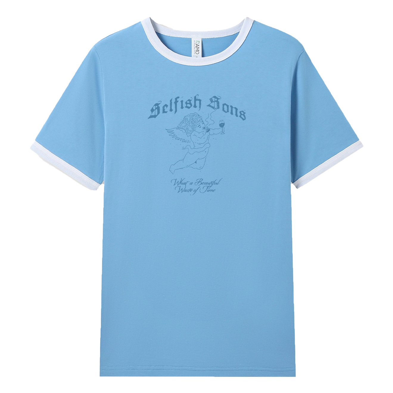 "Cupid" Ringer T-Shirt Hoodie, Sweatshirt | CiraTrend.com (Image 1)