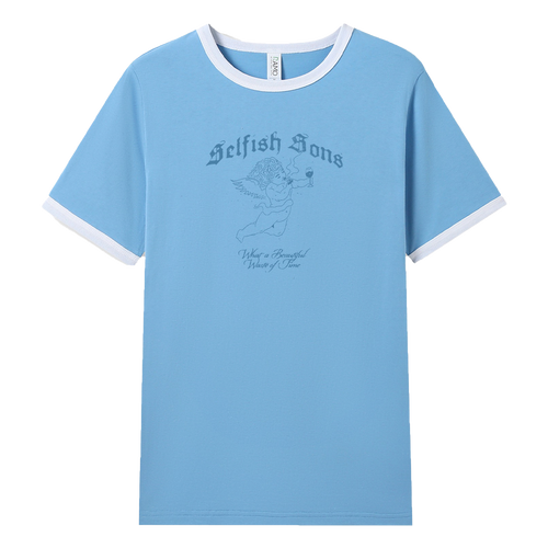 "Cupid" Ringer T-Shirt Hoodie, Sweatshirt | CiraTrend.com (Image 1)