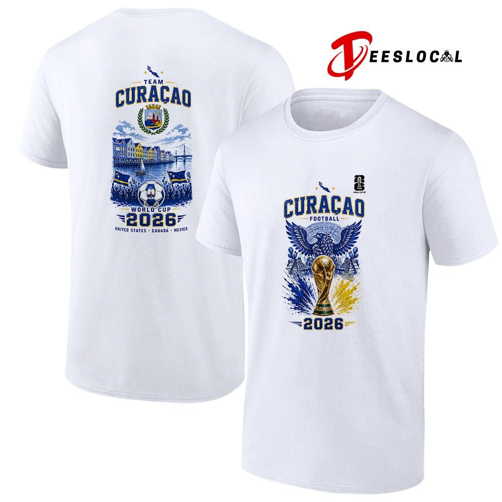 Curaçao World Cup trophy graphic shirt
