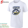 Curacao flag soccer ball shirt