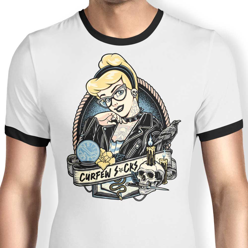 Curfew Sucks - Ringer T-Shirt Hoodie, Sweatshirt | CiraTrend.com (Image 1)