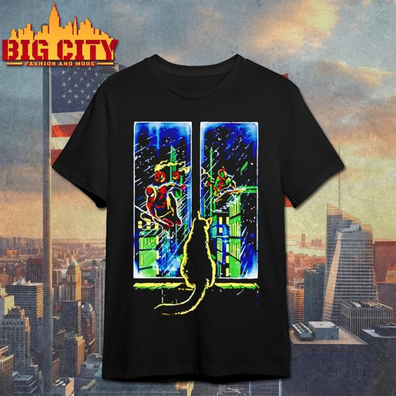 Curious Cat Superheroes option shirt