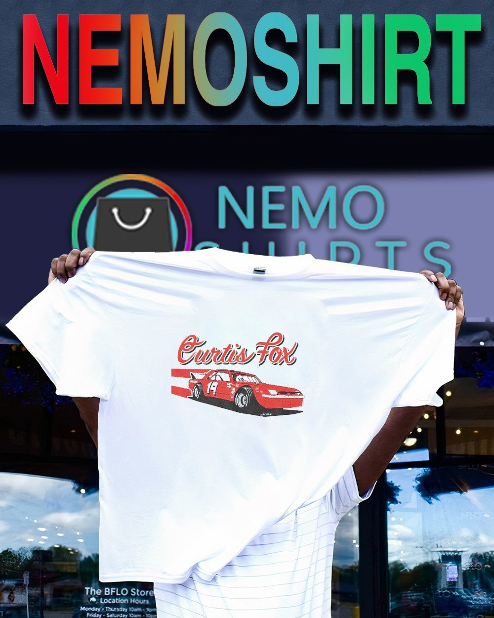 Curtis fox racing shirt
