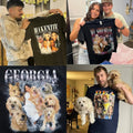 Custom Bootleg T-Shirt, Custom Photo Vintage T Shirts, Insert Your Design, HL07 Hoodie, Sweatshirt | CiraTrend.com