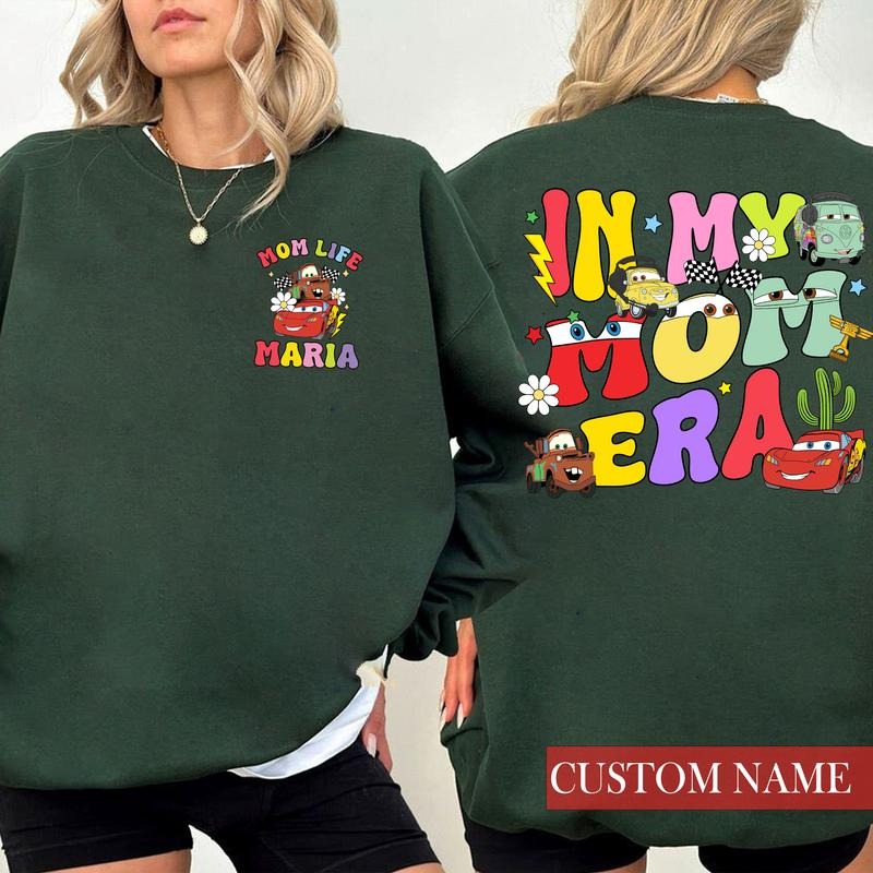 Custom Name Mama MC Que Shirt, Personalized P1xar Cars Shirt, 95 Lightning MCQ Shirt, Mother's Day Shirt, Gift For Mom...
