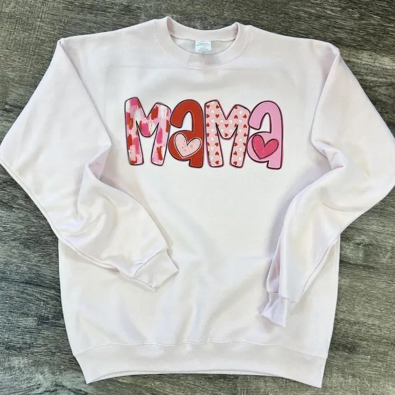 Custom Name Valentine Heart Sweatshirt - Valentines Sweatshirt T-Shirts, Hoodie | CiraTrend.com