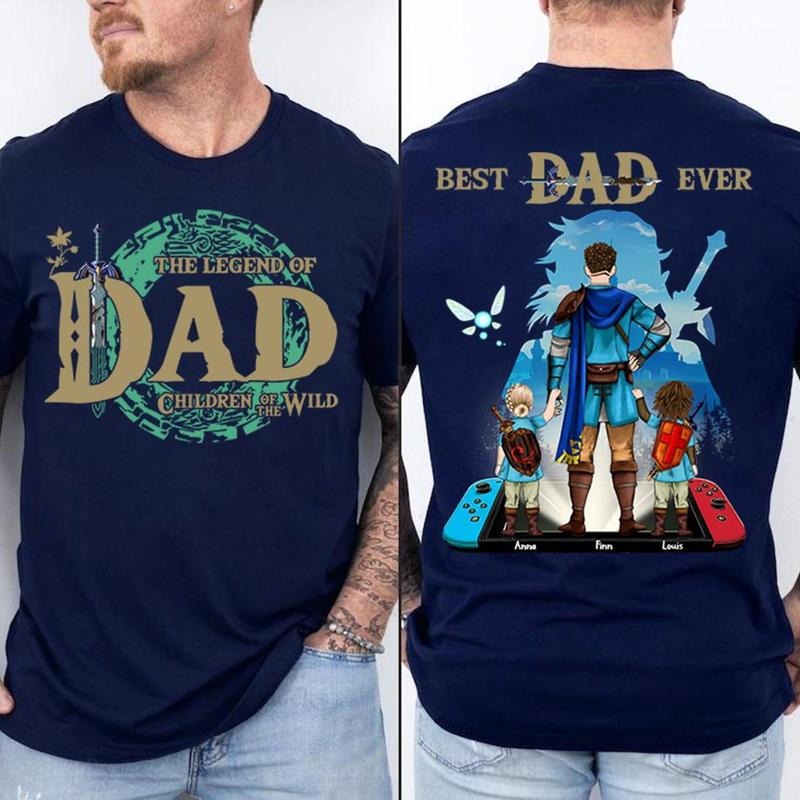 Custom The Legend Of Dad Shirt, Best Dad Ever Shirt, Children Of The Wild Shirt, Father's Day Gift For Mom, Daddy Shirt...