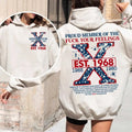Custom Year Generation X Skull New Version 3 Hoodie, Fafo Generation, Raised on Hose Water and Neglect, 100% Cotton,...