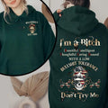 Custom Year Millennials Skull Hoodie , Don't Try Me Millennials FAFO Hoodie, 100% Cotton, Two-Sided Design Menswear...