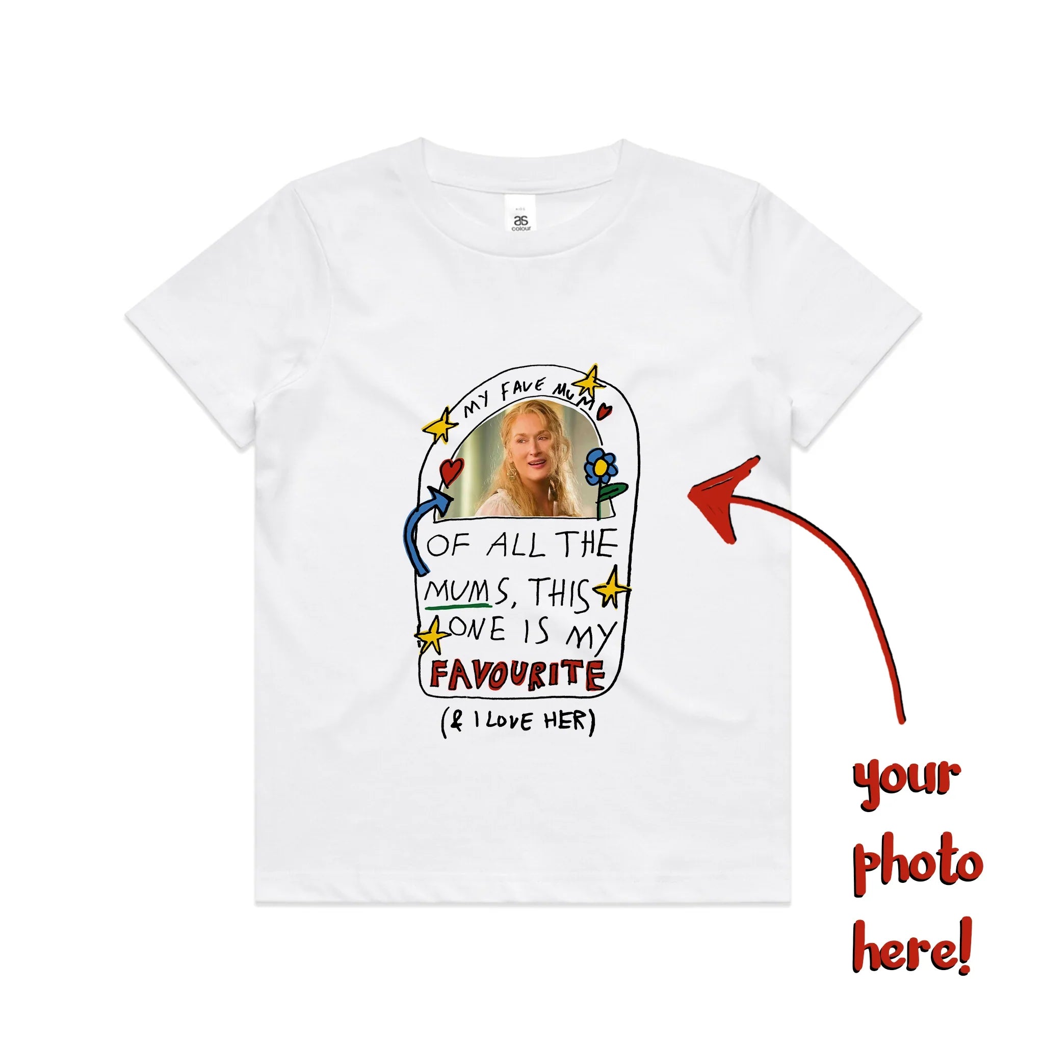 Custom Favourite Mum Kids Tee Hoodie, Sweatshirt | CiraTrend.com (Image 2)