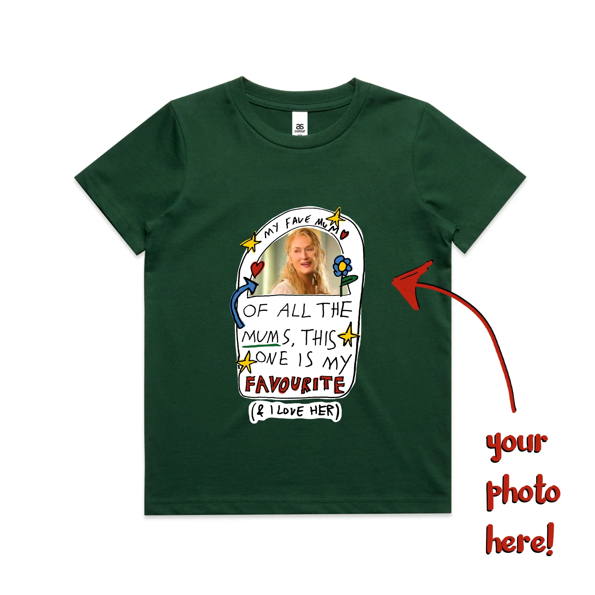 Custom Favourite Mum Kids Tee Hoodie, Sweatshirt | CiraTrend.com (Image 5)