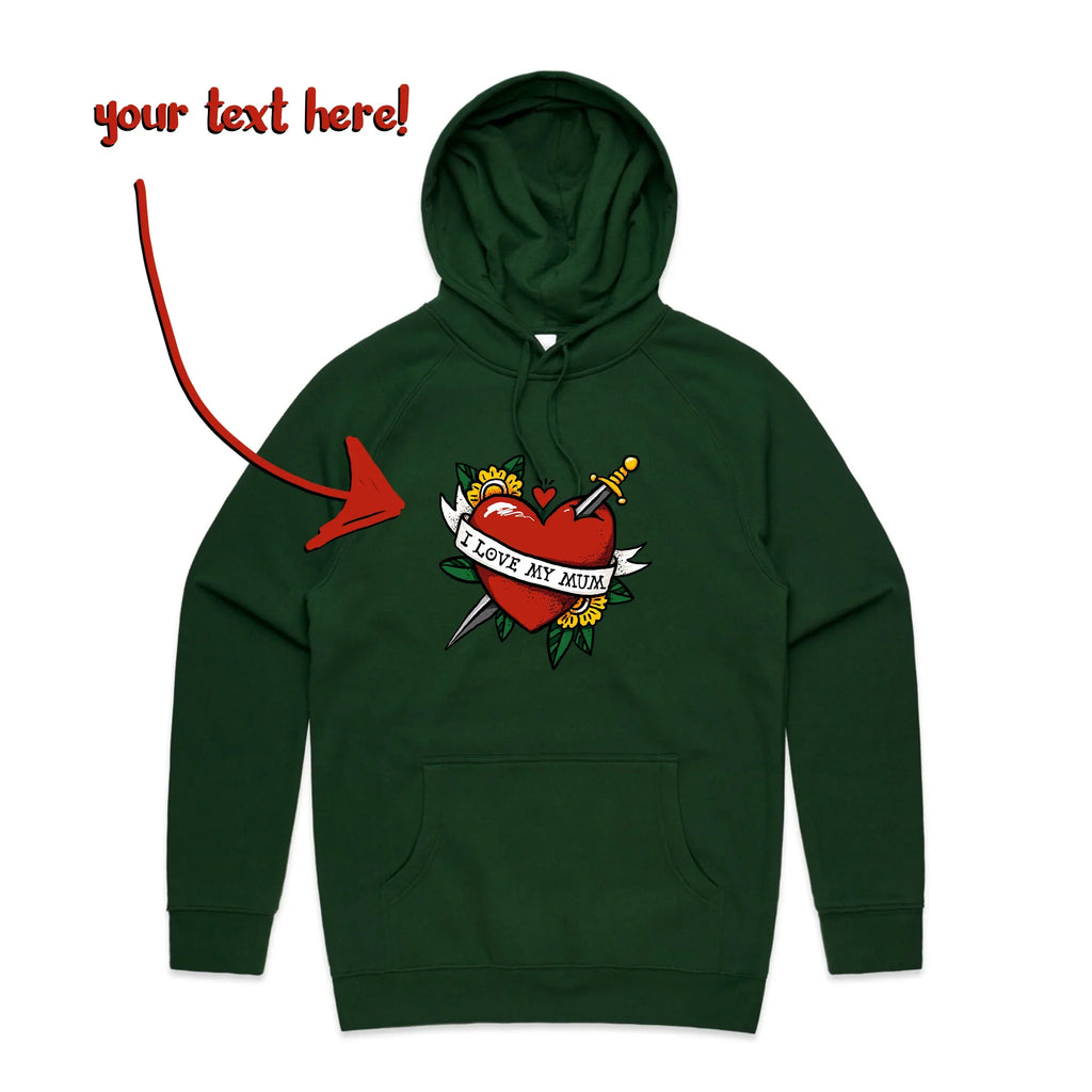 Custom Heart Tattoo Hoodie T-Shirts, Sweatshirt | CiraTrend.com (Image 4)