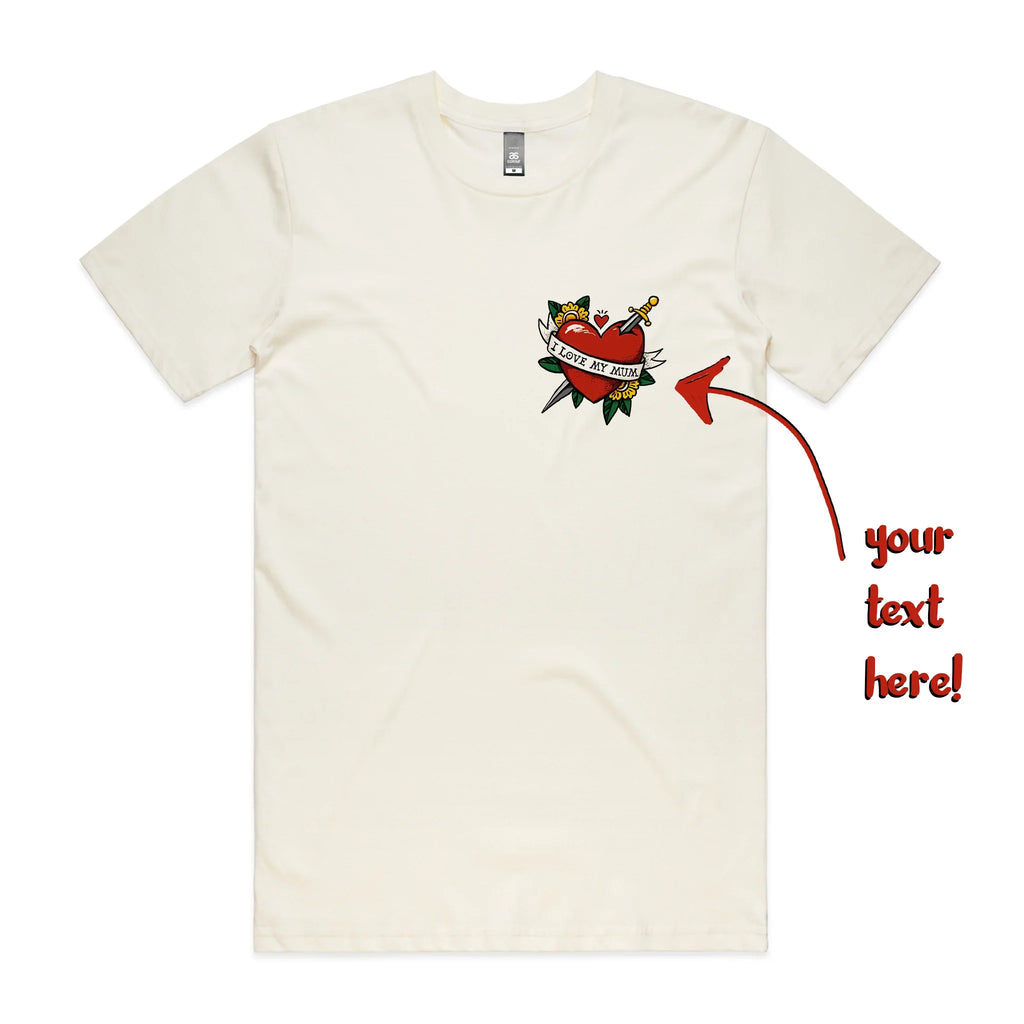 Custom Heart Tattoo Tee Hoodie, Sweatshirt | CiraTrend.com (Image 4)
