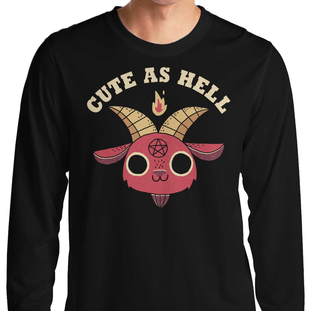 Cute as Hell - Long Sleeve T-Shirt Hoodie, Sweatshirt | CiraTrend.com (Image 1)