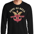 Cute as Hell - Long Sleeve T-Shirt Hoodie, Sweatshirt | CiraTrend.com (Image 1)