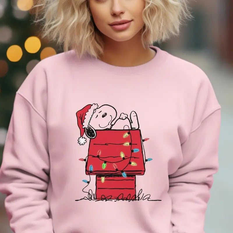 Cute Dog Christmas Sweatshirt Tshirt, Christmas Shirt Hoodie | CiraTrend.com