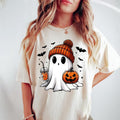 Cute Ghost Halloween Tee, Halloween Coffee Shirt, Bougie Shirt, Bougie Ghost Shirt, Spooky Season Sweashirt Hoodie,...
