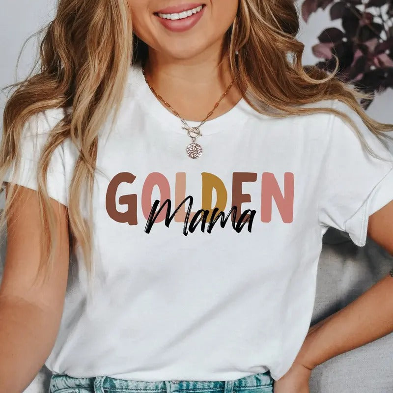 Cute Golden Mama Shirt, Golden Retriever Mom tee, Golden Retriever Tee, Golden Mom Shirt, Golden Mom Owner Gift, Golden...