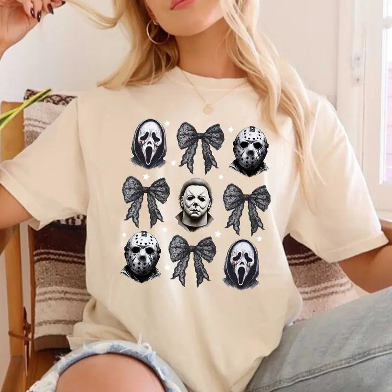 Cute Halloween Shirt, Hallowen Shirt,  Cute Fall Shirt, Spooky Season Print Hoodie, Sweatshirt | CiraTrend.com