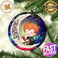 Cute Hinata Haikyuu Love You To The Moon And Back Christmas Tree Decorations Ornament