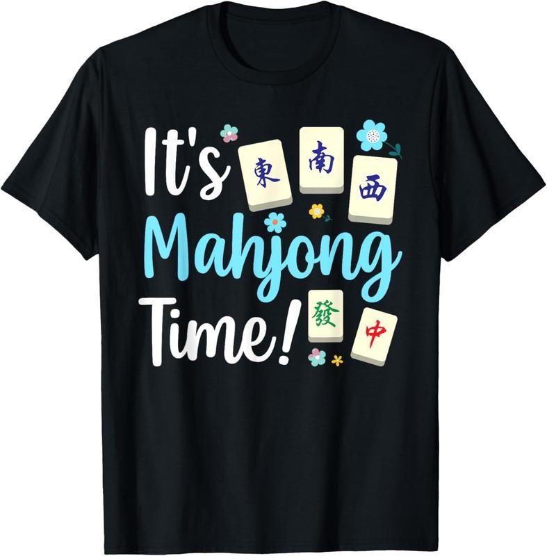 Cute Mahjong Design For Men Women Tile Game Mahjong Player T-Shirt Hoodie, Sweatshirt | CiraTrend.com
