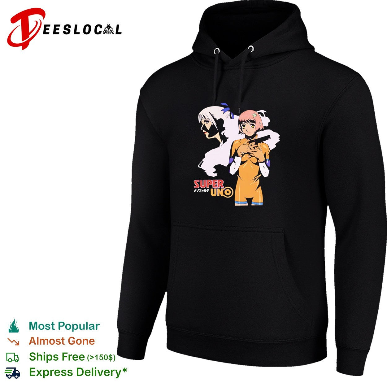 Cute Mezzo Forte holding pistol retro shirt
