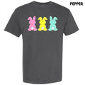 Cute Pattern Bunny Trio Comfort Colors T-Shirt 'NLB' Hoodie, Sweatshirt | CiraTrend.com