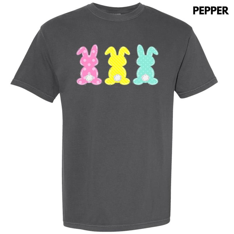 Cute Pattern Bunny Trio Comfort Colors T-Shirt 'NLB' Hoodie, Sweatshirt | CiraTrend.com