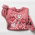 Cute Teacher Valentine Sweatshirt, Retro Heart Sweatshirt, Back to School Shirt, Love Teacher Tee, Teacher Valentine...