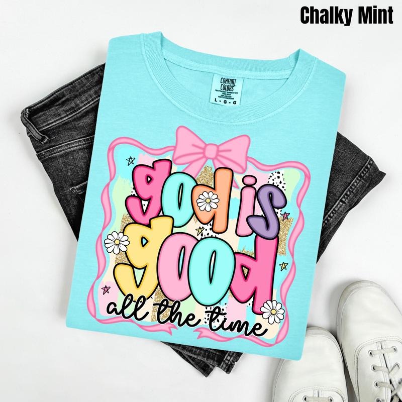 Cutesy God Is Good Comfort Colors T-Shirt 'NLB' Hoodie, Sweatshirt | CiraTrend.com