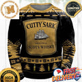 Cutty Sark Whisky Ugly Christmas Sweater For Holiday 2023 Xmas Gifts