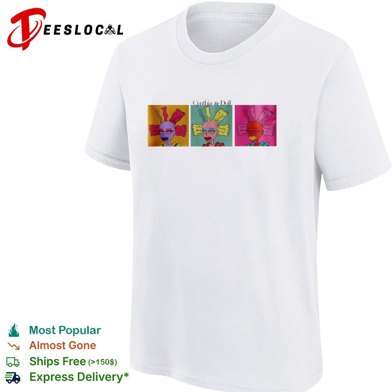 Cynthia the Doll Rugrats Andy Warhol shirt