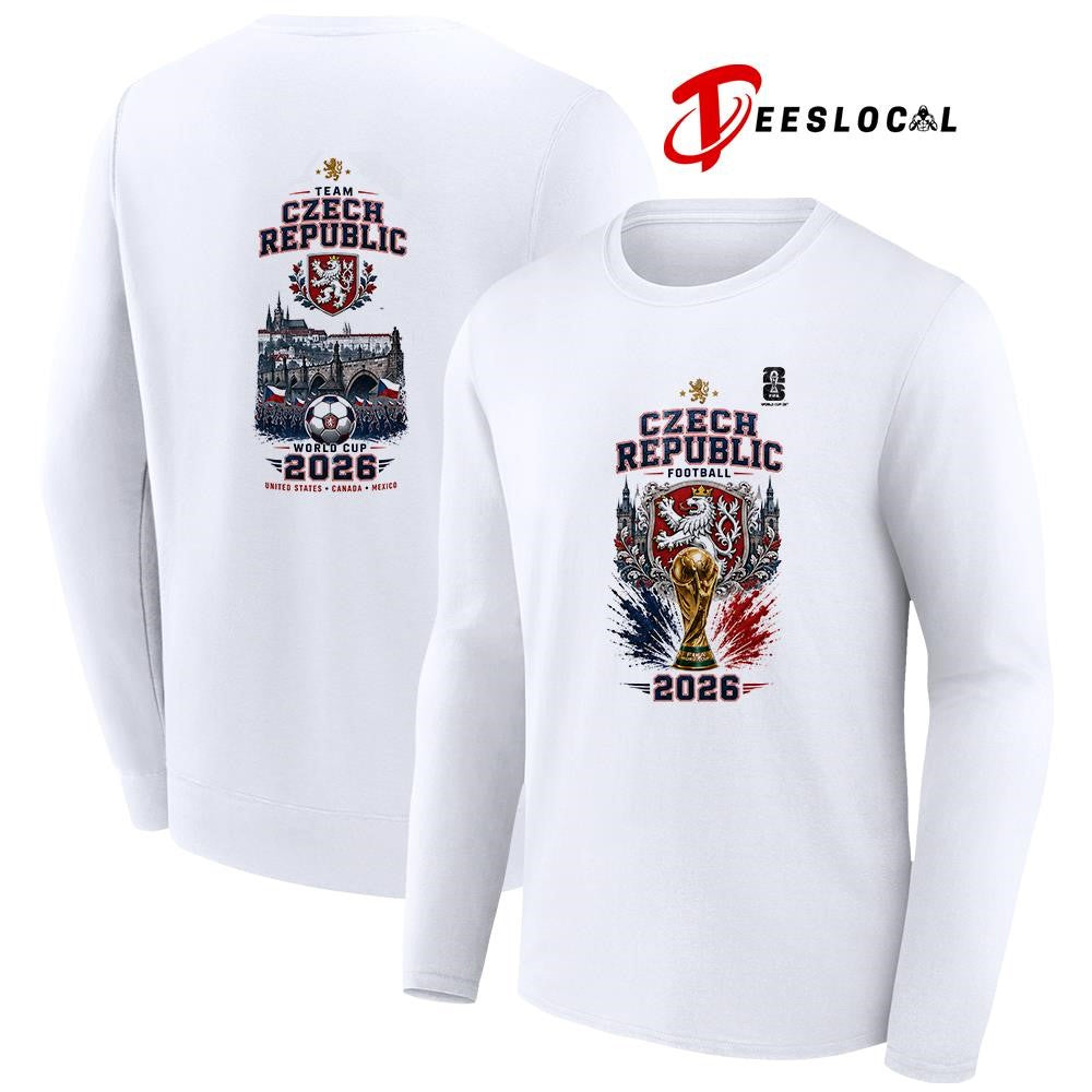 Czech Republic World Cup trophy graphic shirt