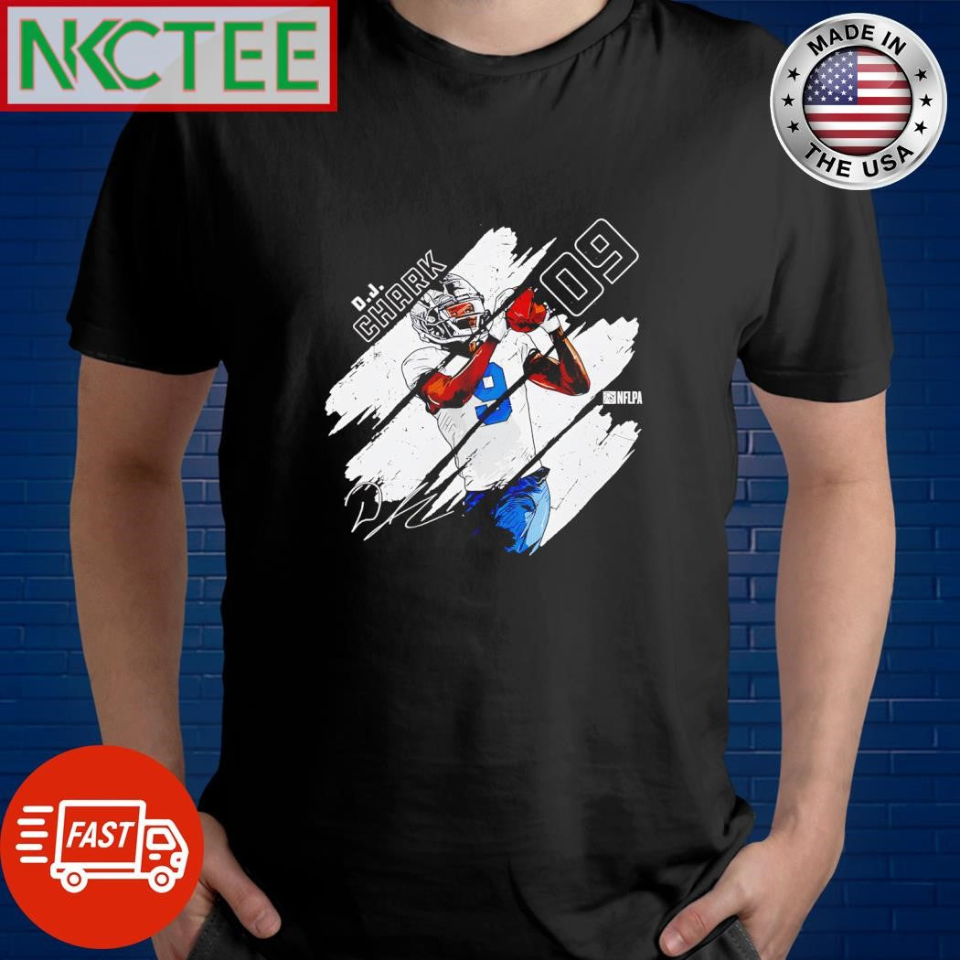 D.J. Chark JR. 09 hold ball signature shirt